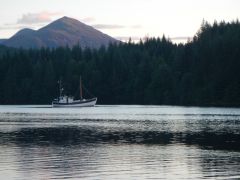 Ankern in Loch Oich