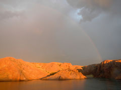 Caleta Horno Abendstimmung