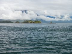 4kn Strömung auf dem Wasser sichtbar