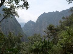 Aufstieg zu den Ruinen von Machu Picchu