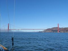 wir verlassen die San Francisco Bay