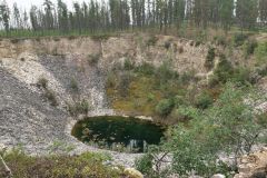 eingestürtzte Höhle