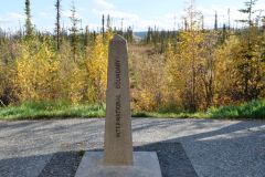 Alaska Hwy Grenze Alaska Kanada