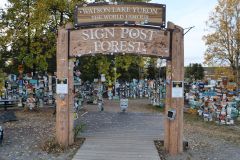 Watson Lake Sign Post Forest